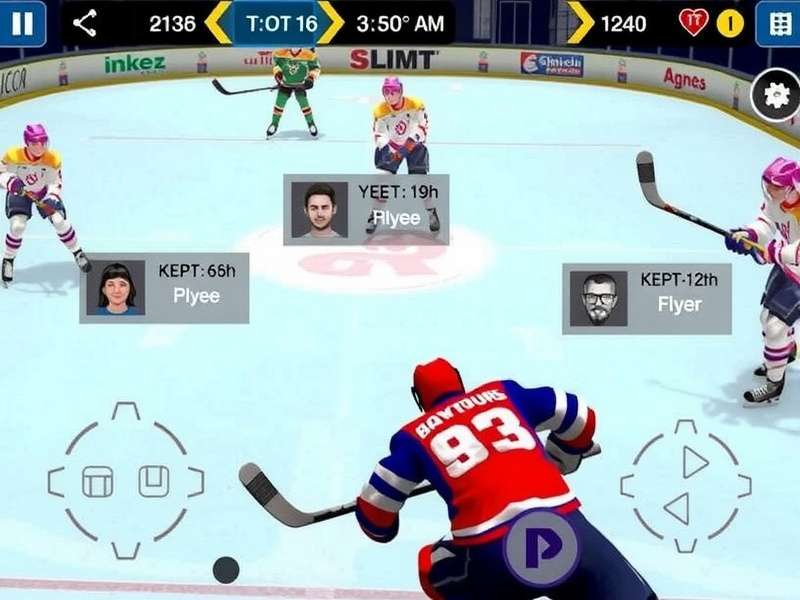 India Hockey Dynamo gameplay screenshot showing intense hockey action